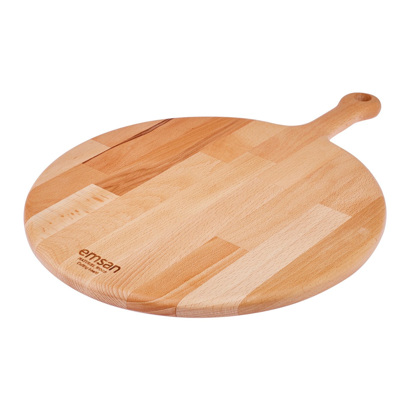 Emsan Lavin Beech Round Cutting Board