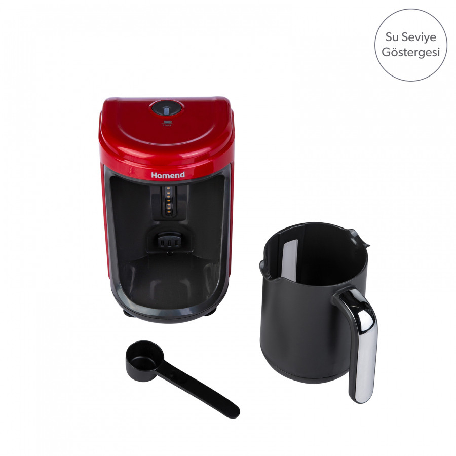 Homend Pottoman 1831h Red Turkish Coffee Machine