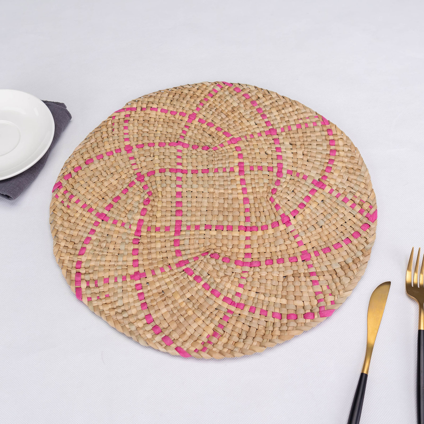 Karaca Home Wilton Pink Placemat Set Of 2