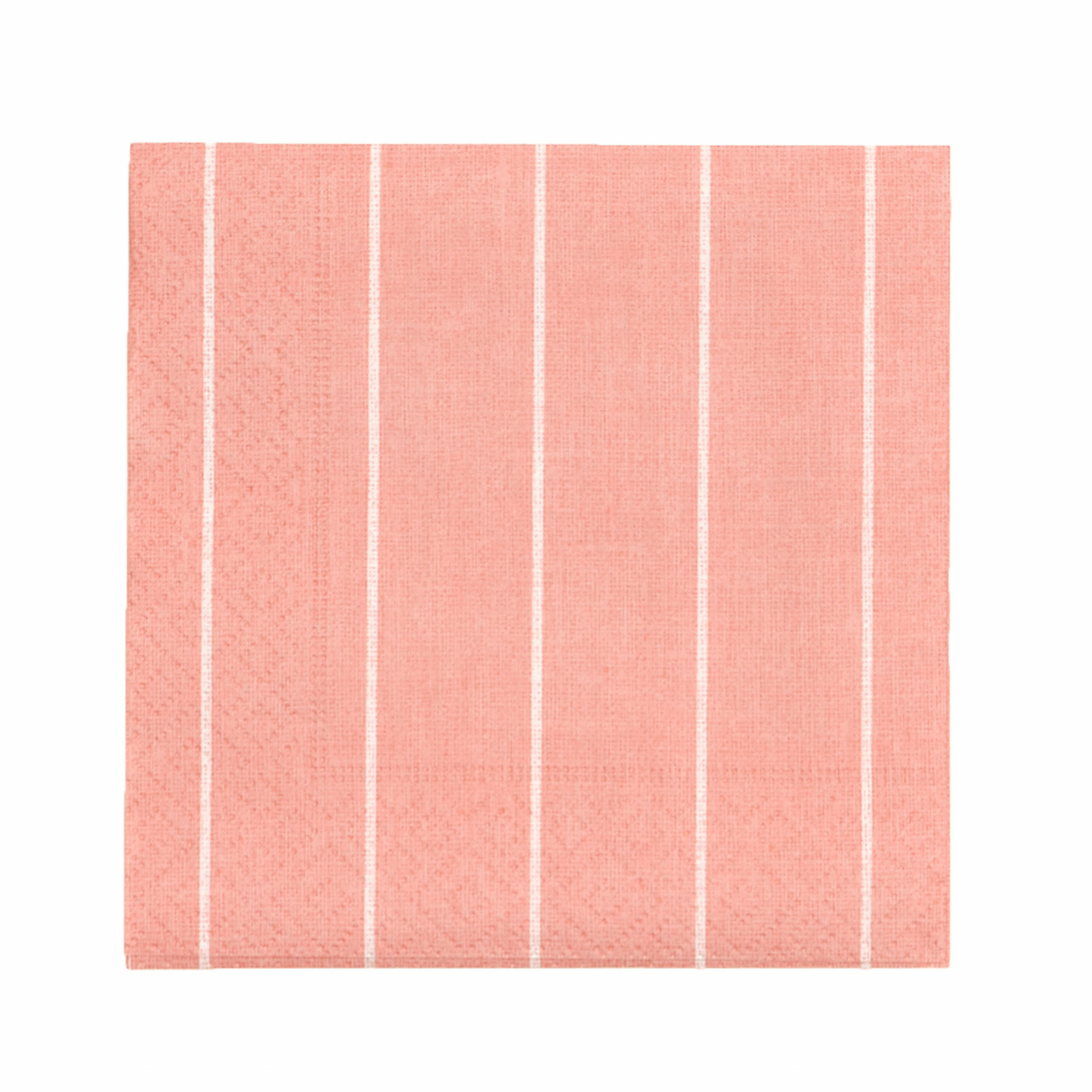 Karaca Home Pink Striped Paper Napkin 20 Pcs 24x24 Cm