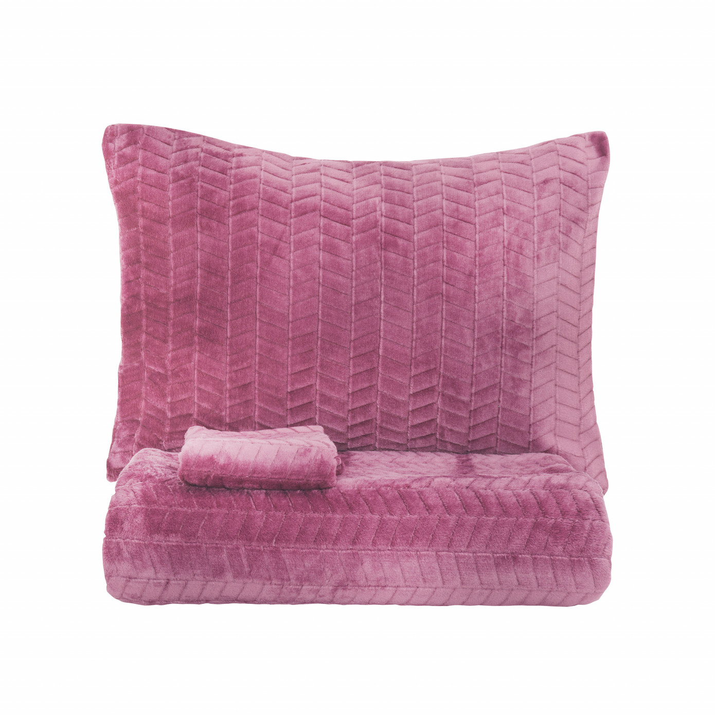 Karaca Home Rosie Plum Double Wellsoft Bedspread