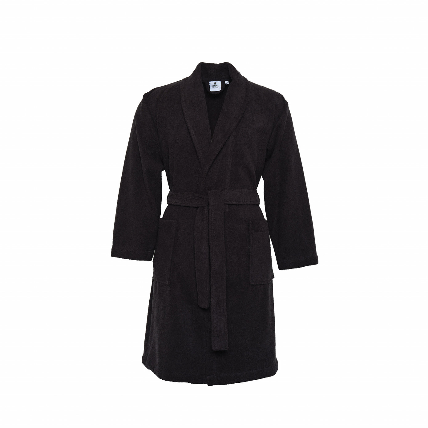 Karaca Home İstanbul Black Regular 100% Cotton Bathrobe S/M