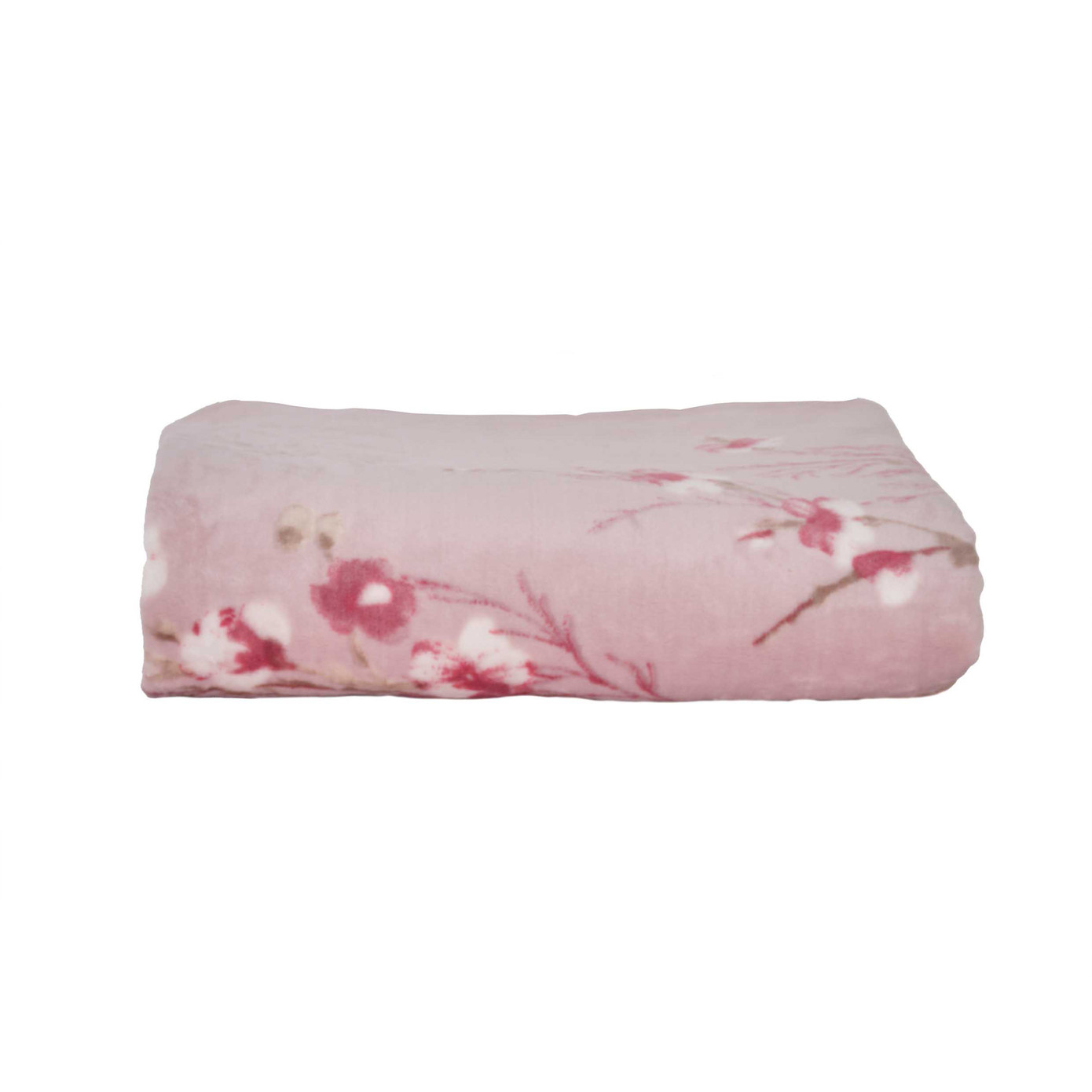 Karaca Home Sakura Dried Rose Double Embosy Blanket