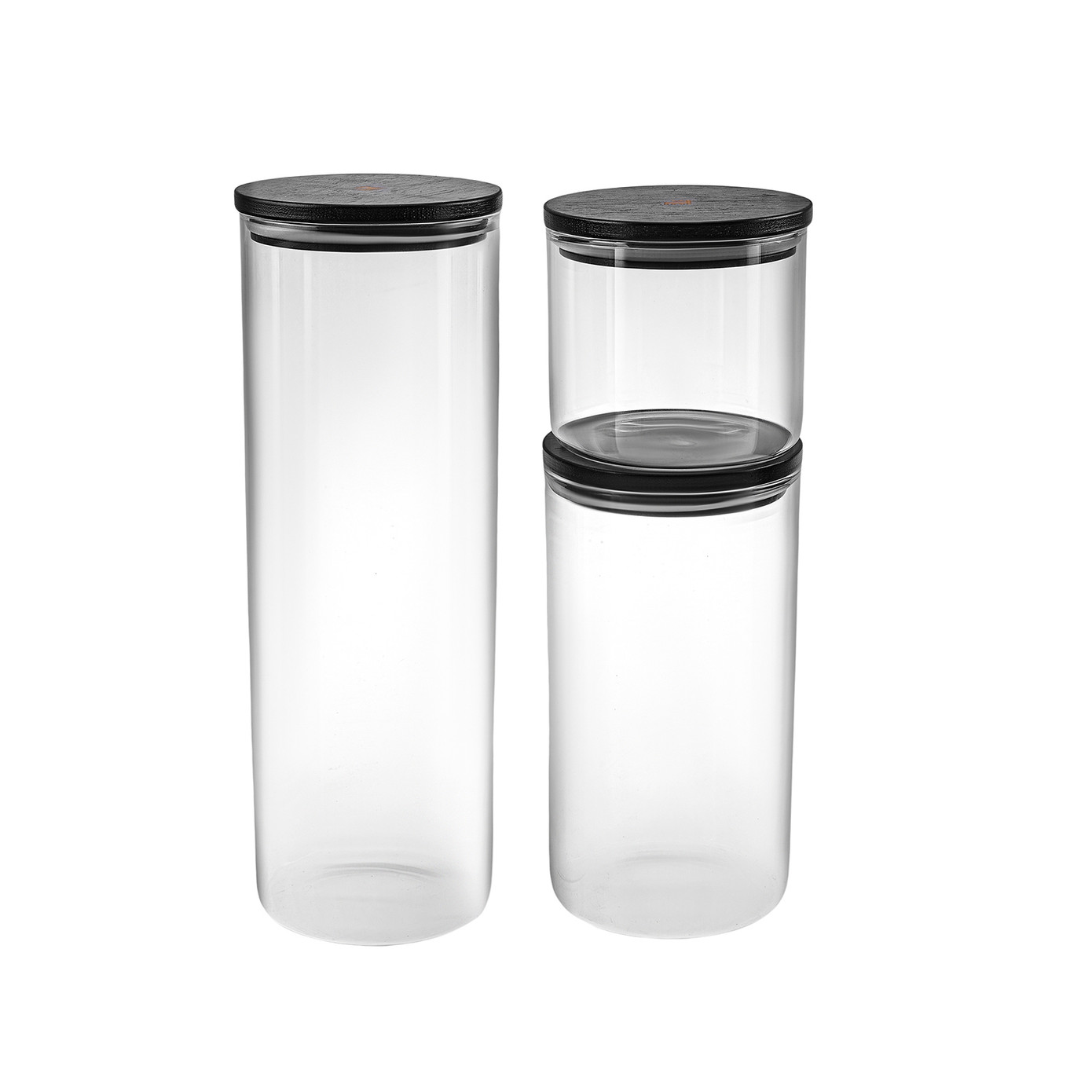 Karaca Holly 3 Piece Glass Storage Container