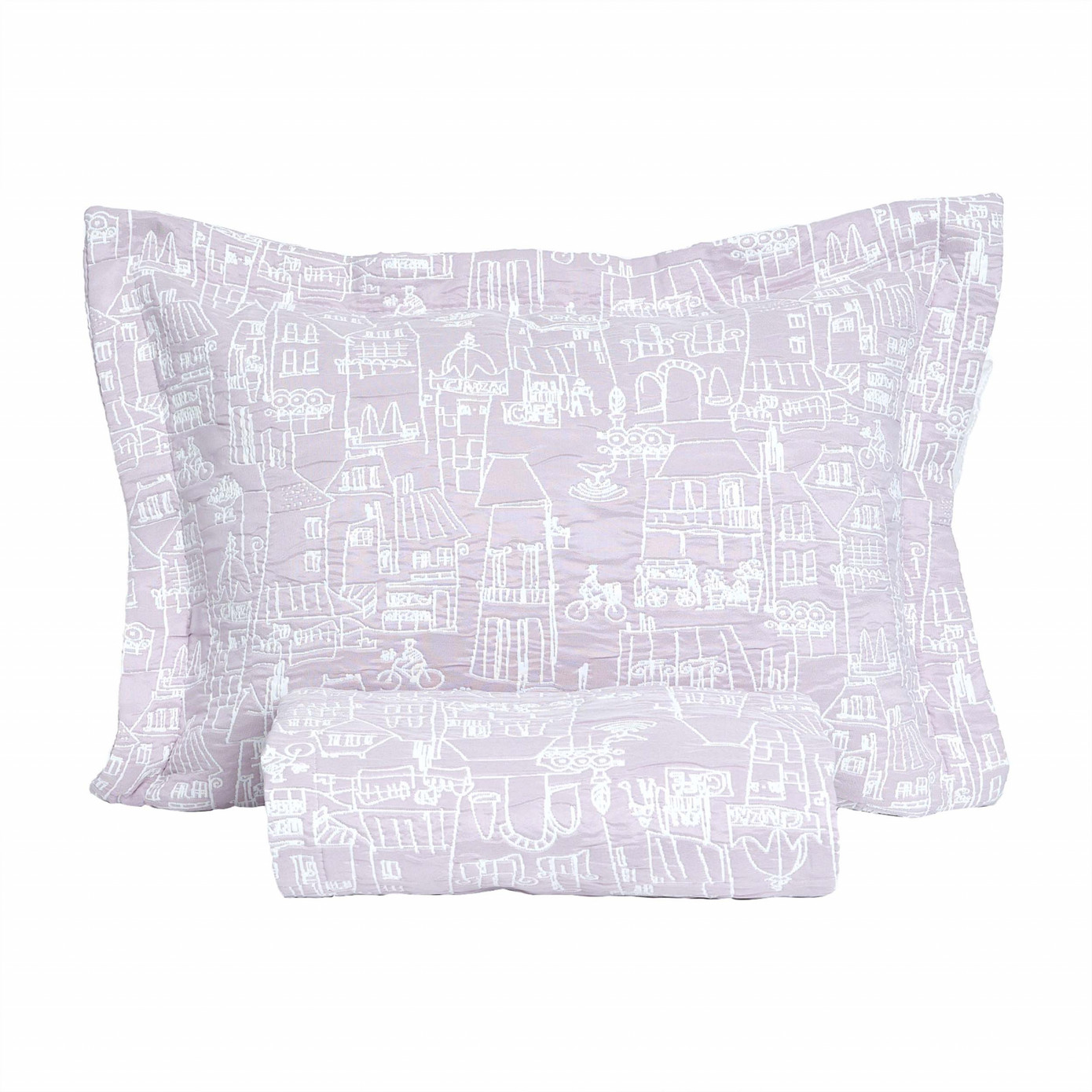 Karaca Home Young City Lilac Single Bedspread Set