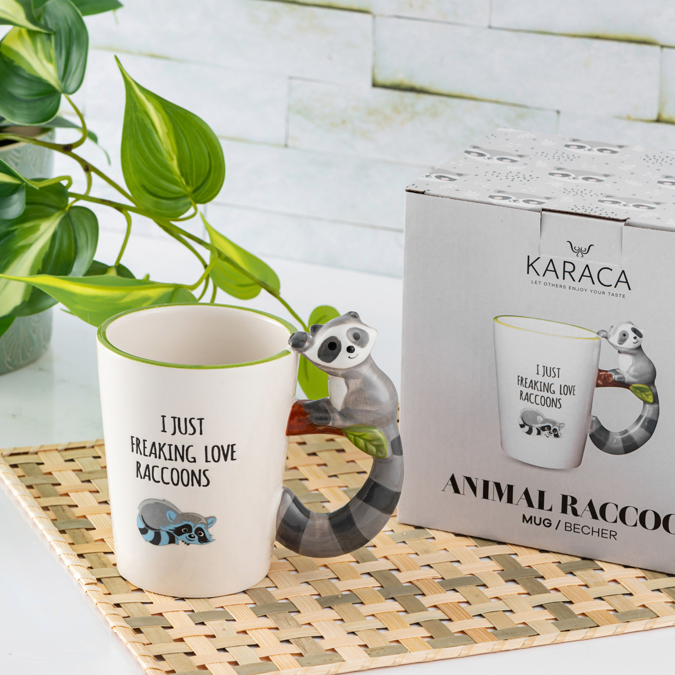 Roe Animal Raccoon Mug Mug