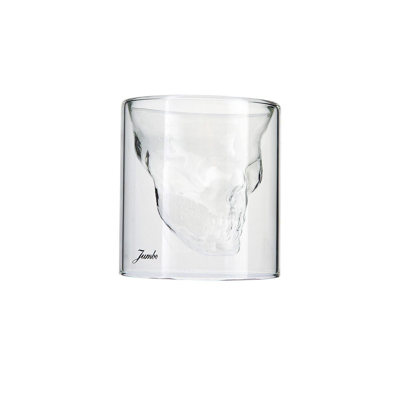 Jumbo Glory Double Wall Skull Glass 150 Ml