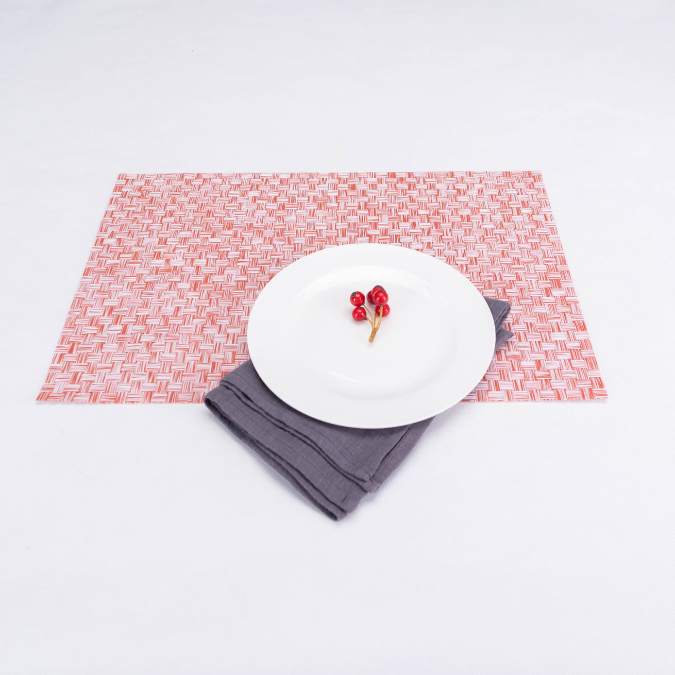 Karaca Home Baldwin Pink Placemat Set Of 2