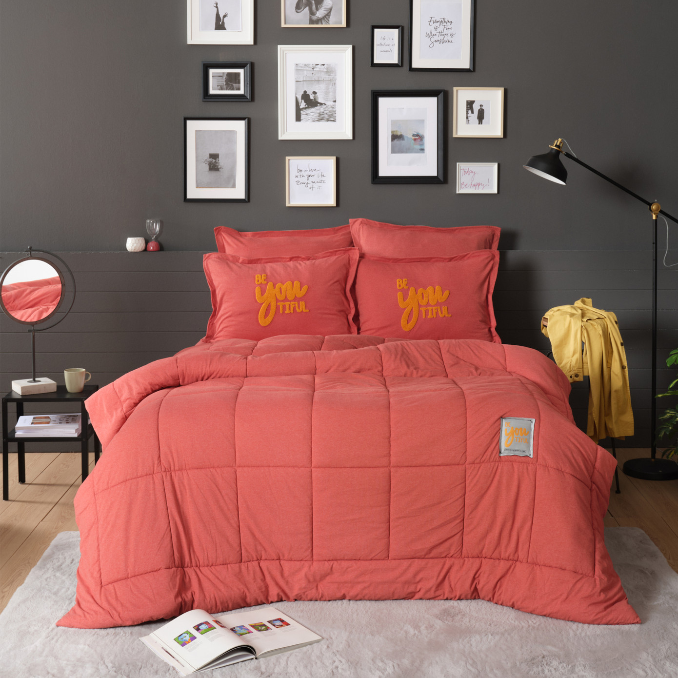 Karaca Home Motto Cotton Comfort Single Coral