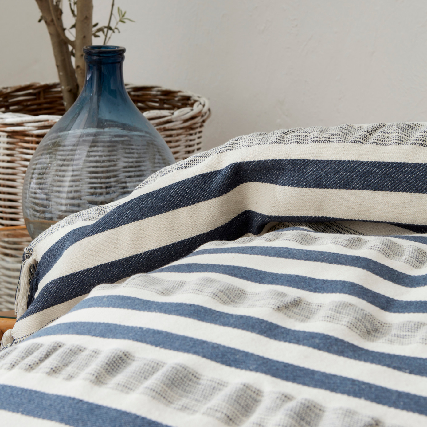 Karaca Home Roller Double Bedspread Indigo