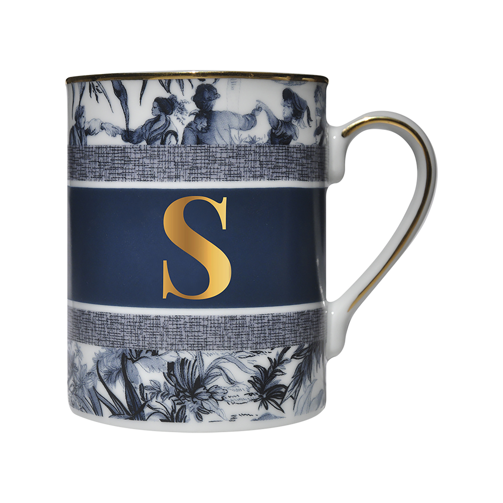 Baci Milano Alphabet Letter S Mug