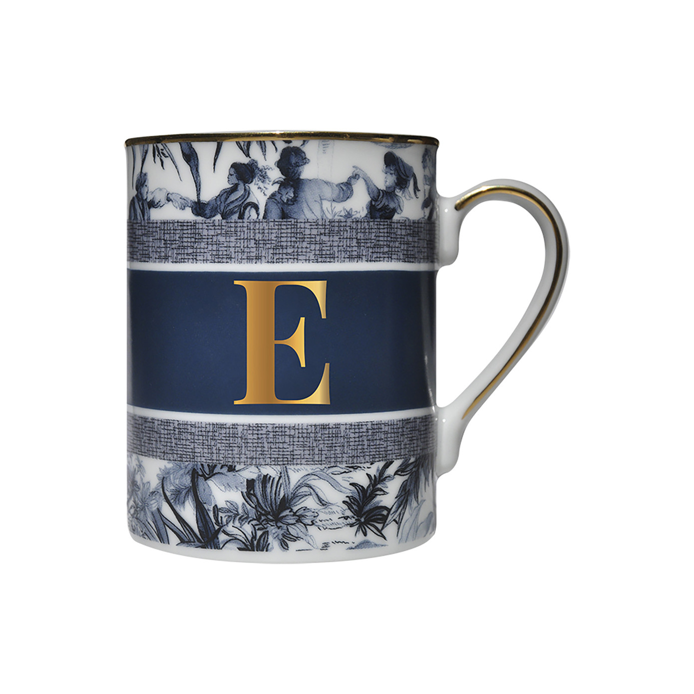 Baci Milano Alphabet Letter E Mug