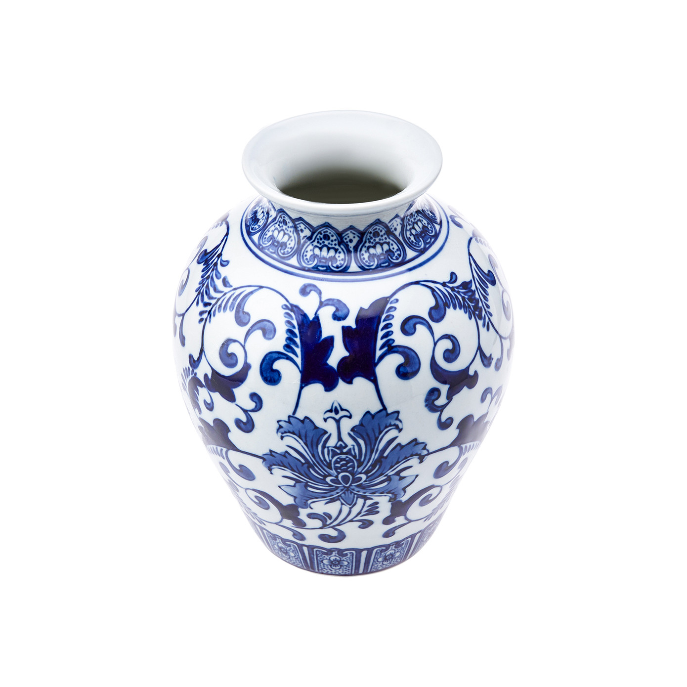 Karaca Home Blue White Lora Vase 23 Cm