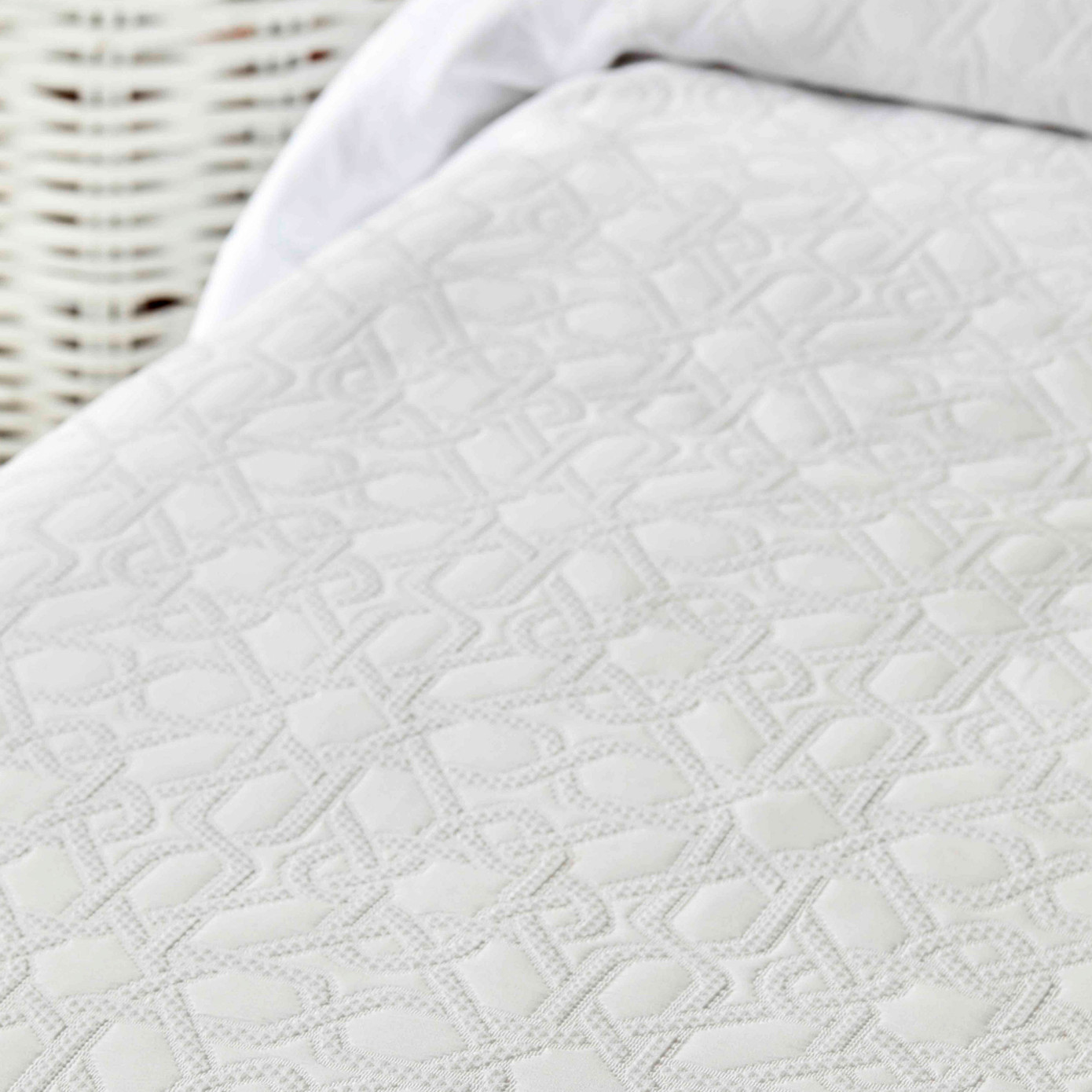 Karaca Home Back To Basic White Single Bedspread