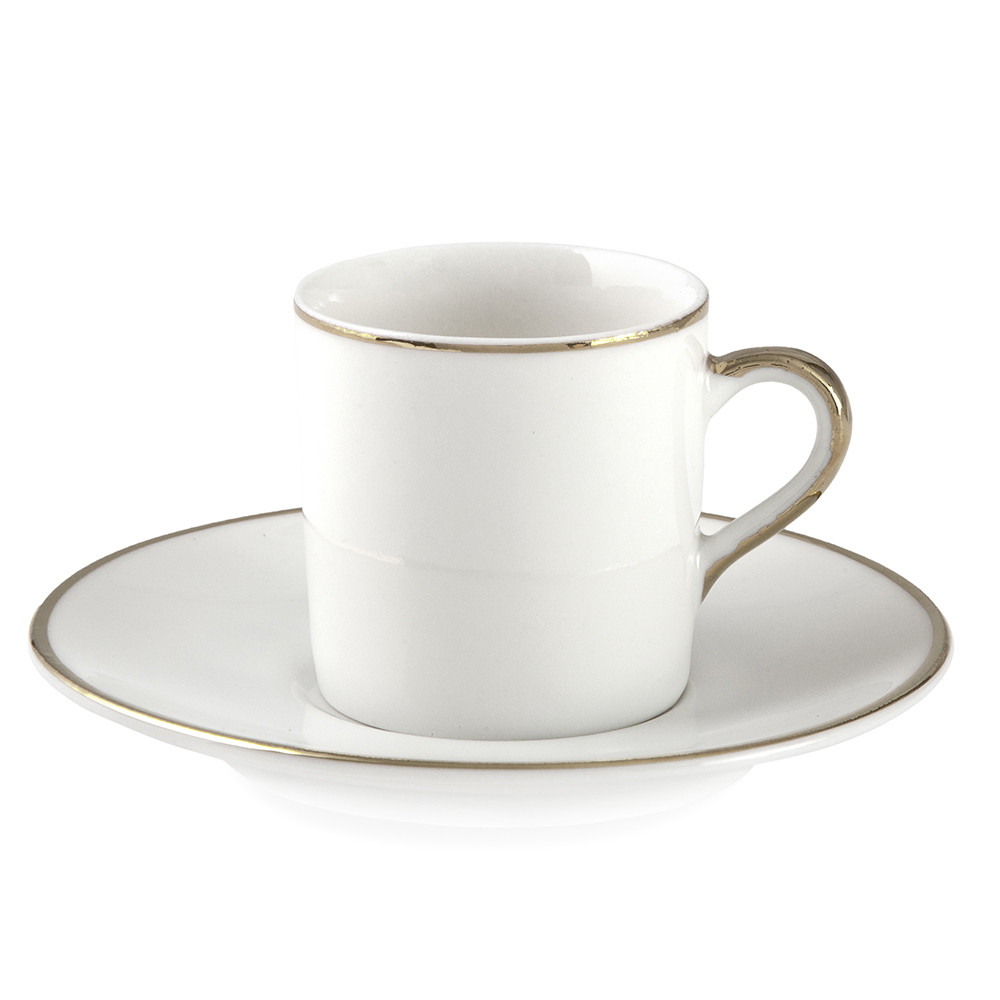 Jumbo Rein Platinum Set Of 2 Coffee Cups