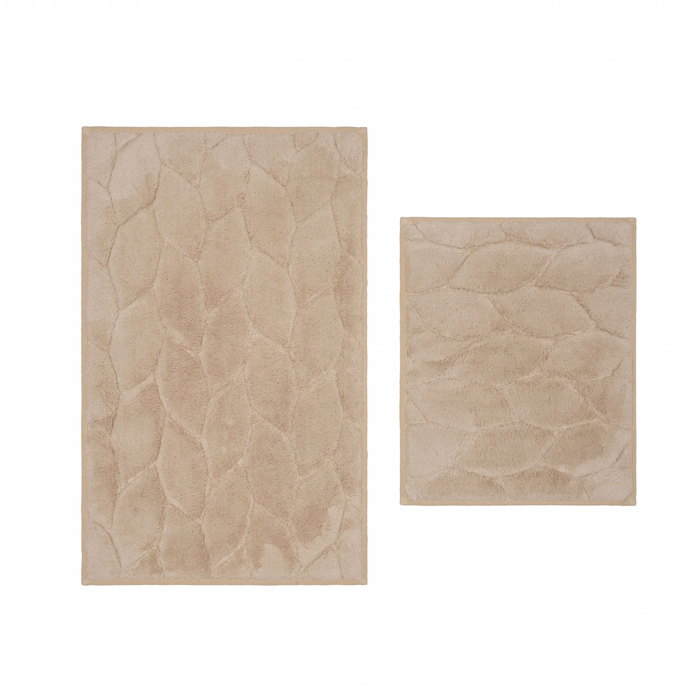 Karaca Home Elegant Mink Doormat Set 50x40 Cm 50x80 Cm