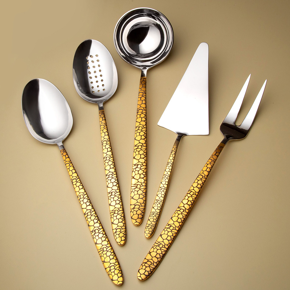 Jumbo 9400 Safari Gold 5-Piece Serving Set