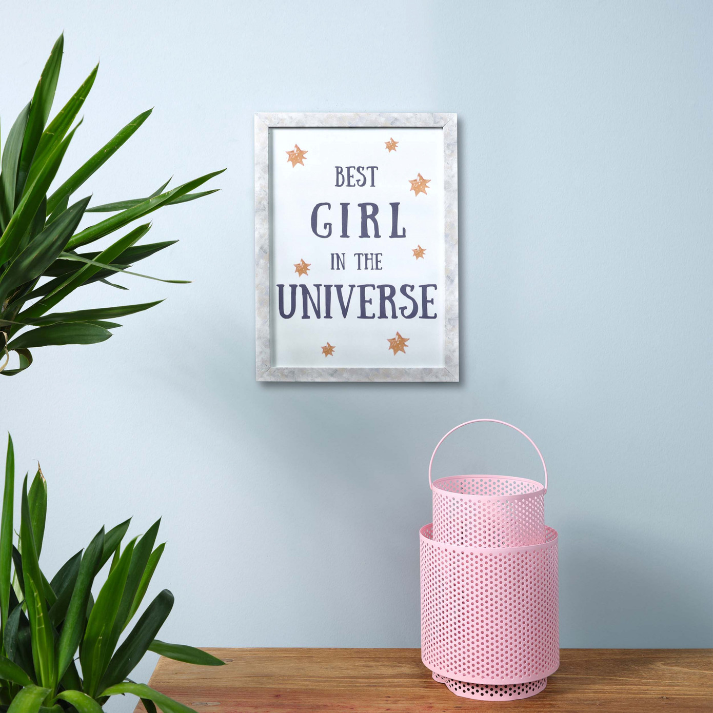 Karaca Home Best Girl In The Universe Framed Poster Painting