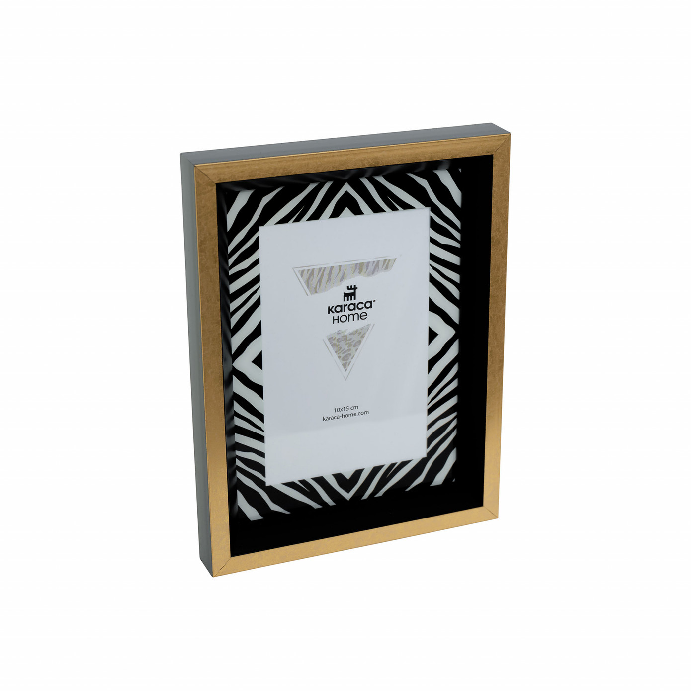 Karaca Home Wild Touch Frame Zebra Gold