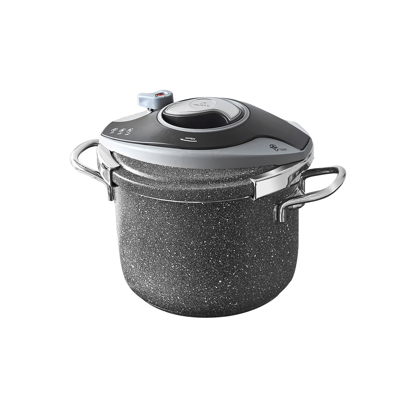 Karaca Biogranit Steel Plus Pressure Cooker Gray 6 Lt