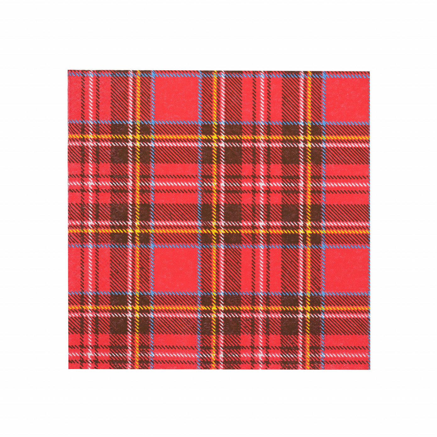 Karaca Home New Year Scottish Red Paper Napkin