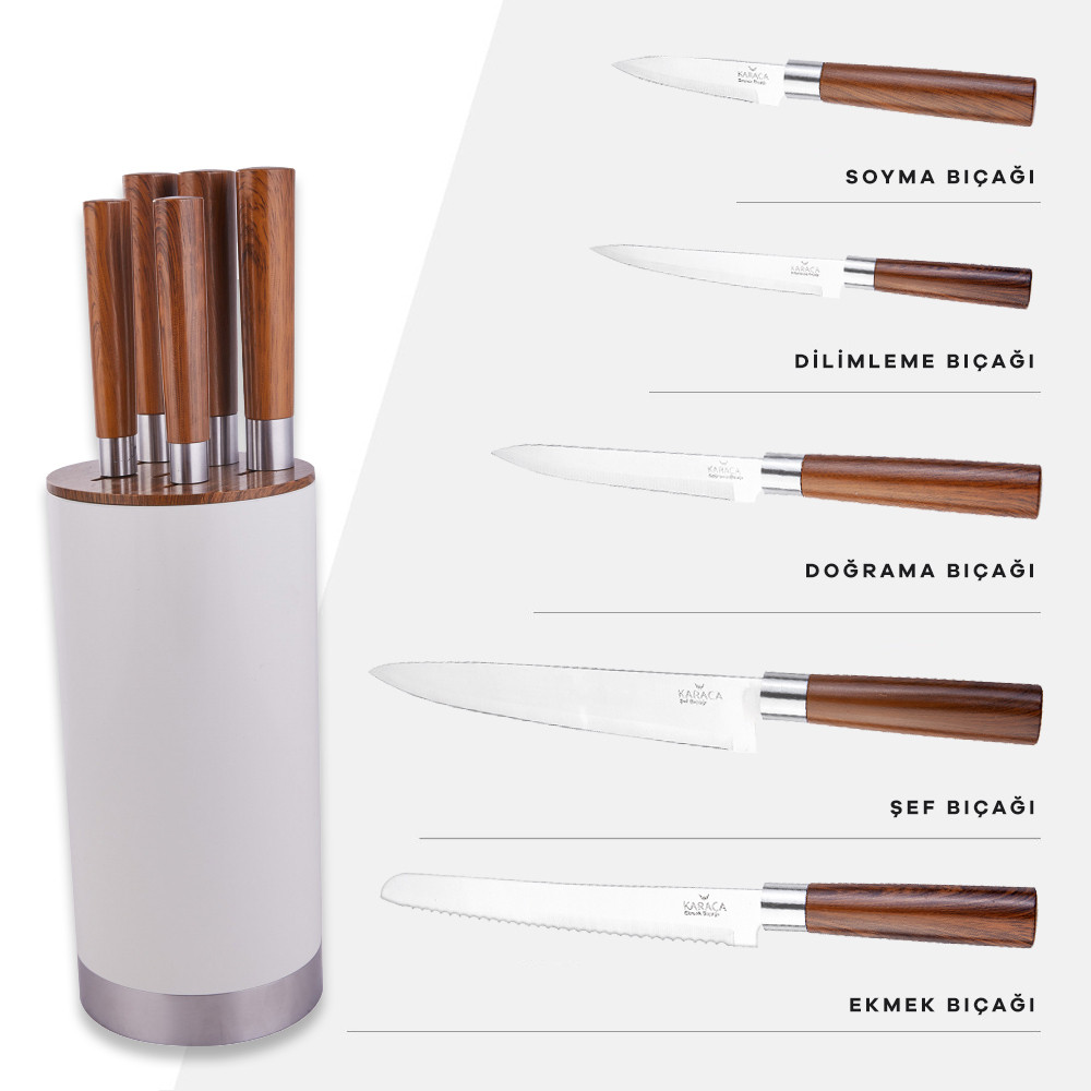 Karaca Foolproof 6 Piece Knife Set