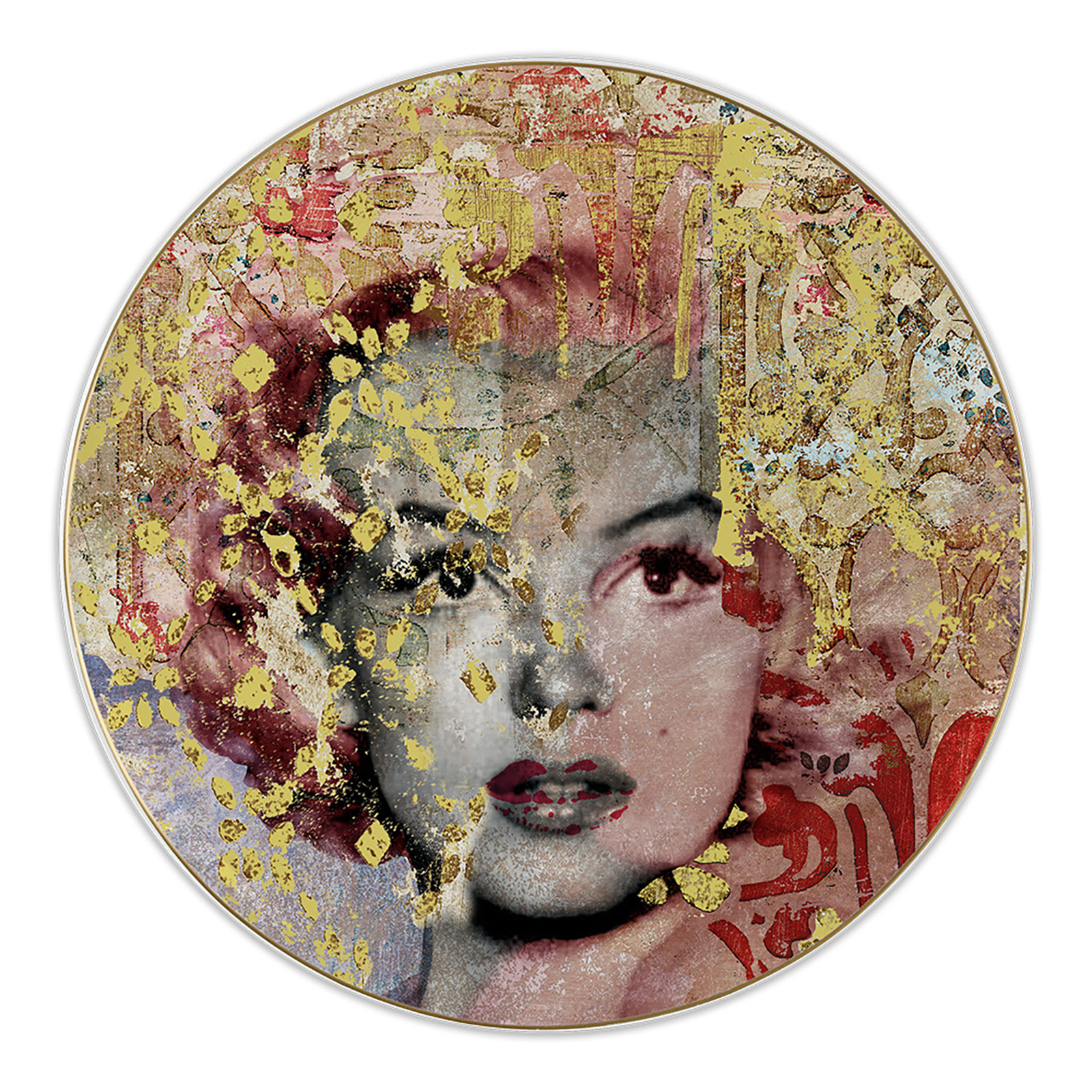 Baci Milano Memories Porcelain Cake Plate 32 Cm Marilyn