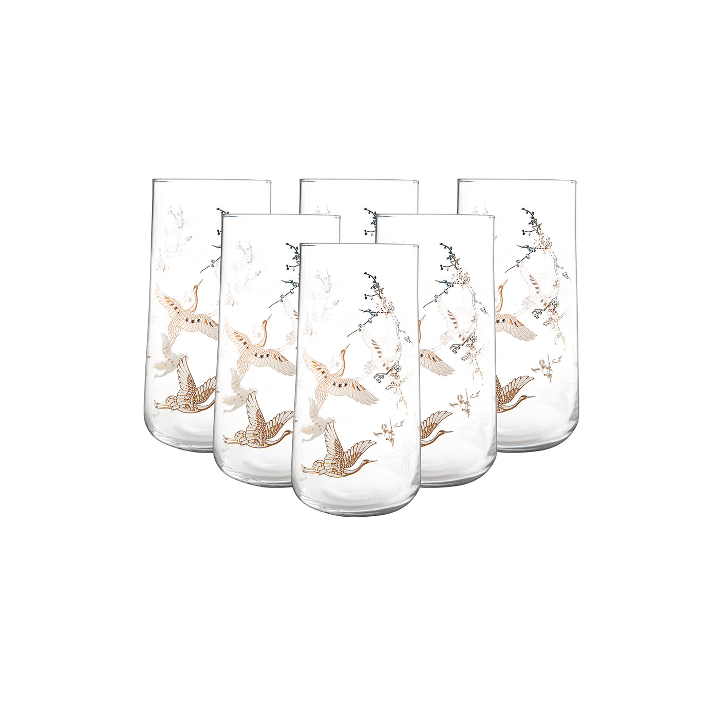 Karaca Phoenix 6 Soft Drink Glasses