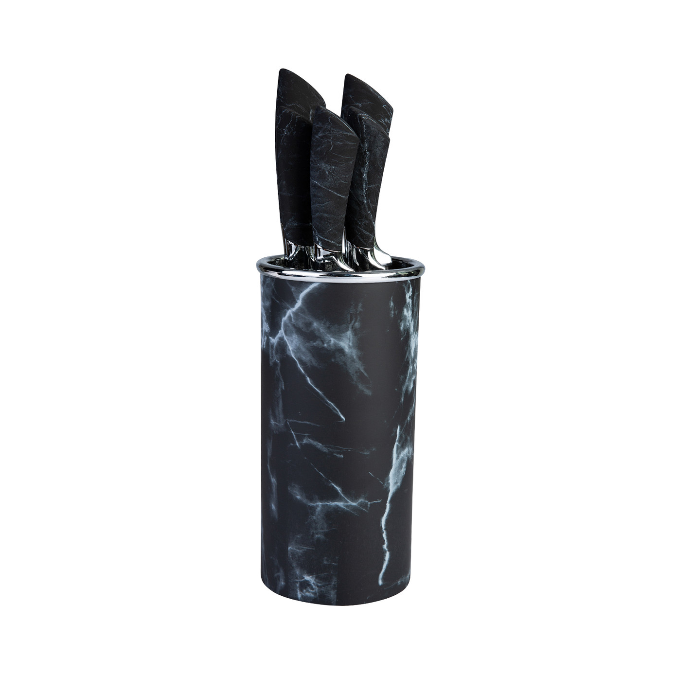 Karaca Black Marble 6 Piece Knife Set