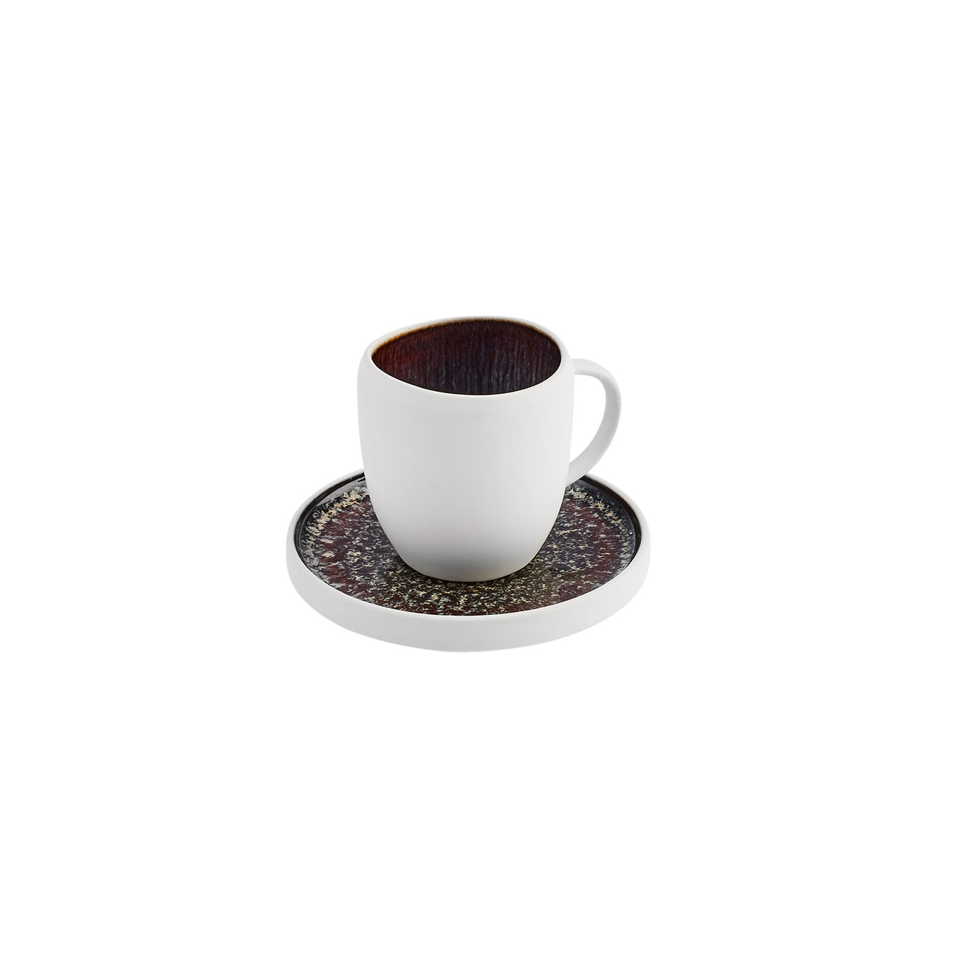 Karaca Galactic Set Of 2 White Coffee Cups 100 Ml