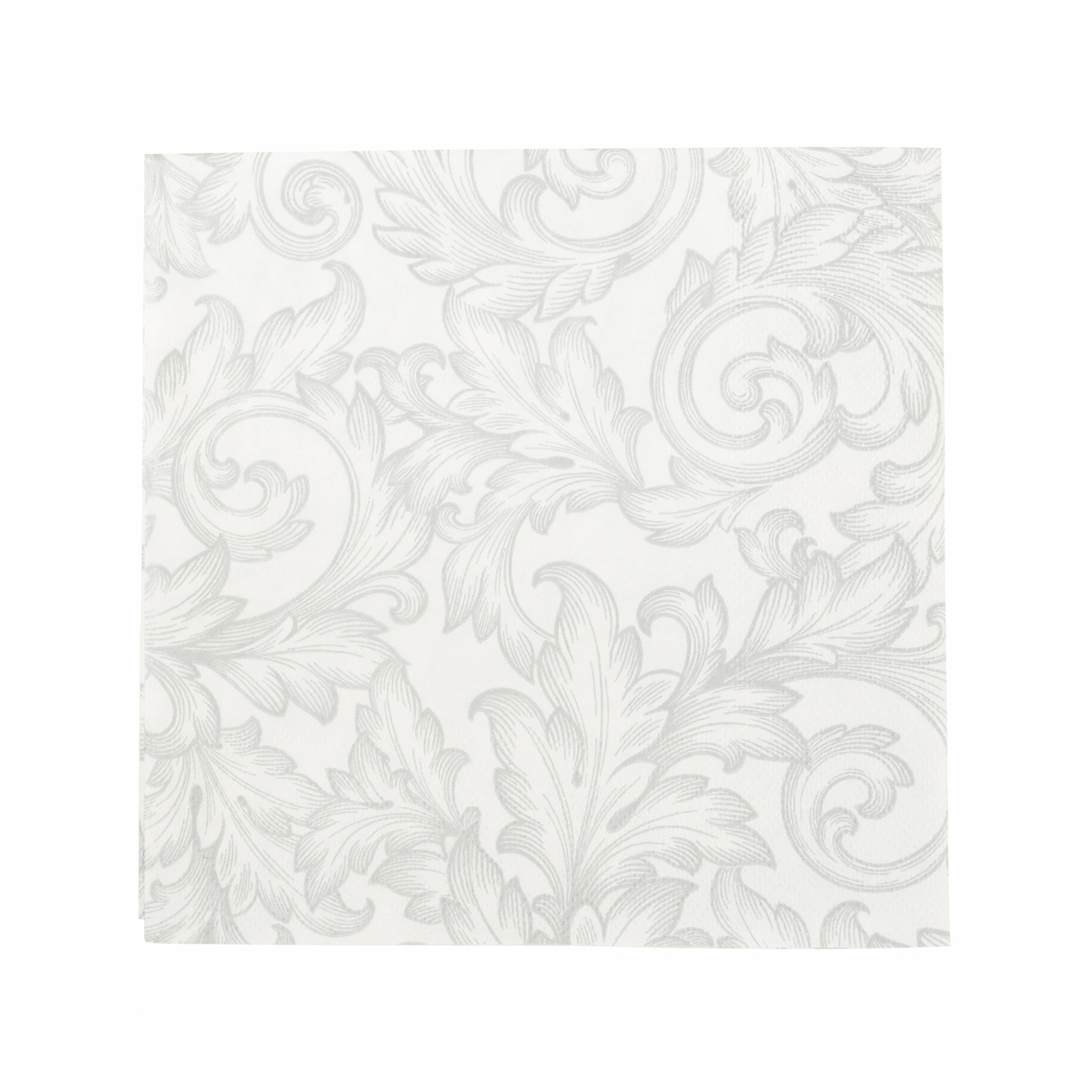 Karaca Home New Year Baroque Silver-White 20 Pcs Paper Napkin