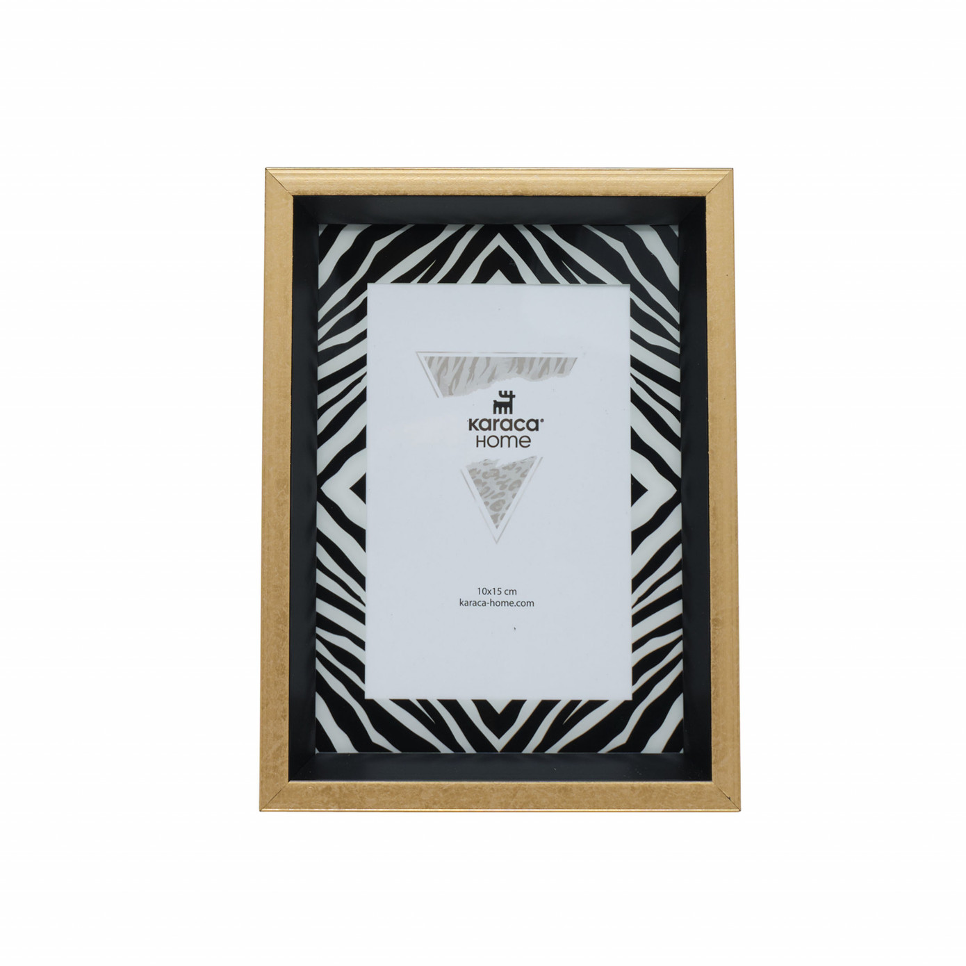 Karaca Home Wild Touch Frame Zebra Gold