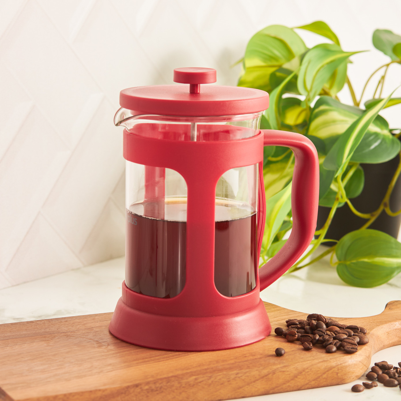 Cookplus Column Red French Press 800 Ml