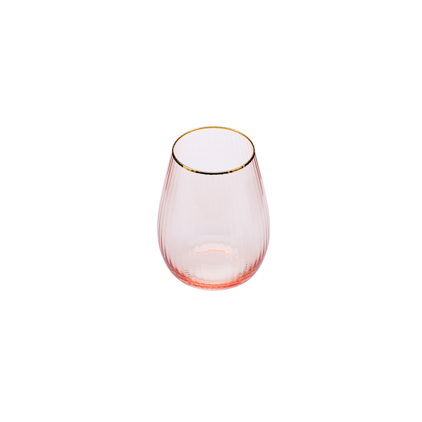 Karaca Gemma Water Glass Salmon 550 Ml