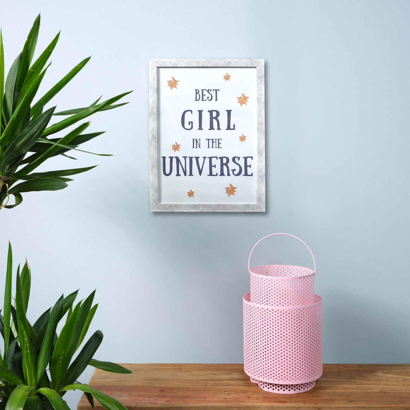 Karaca Home Best Girl In The Universe Framed Poster Painting