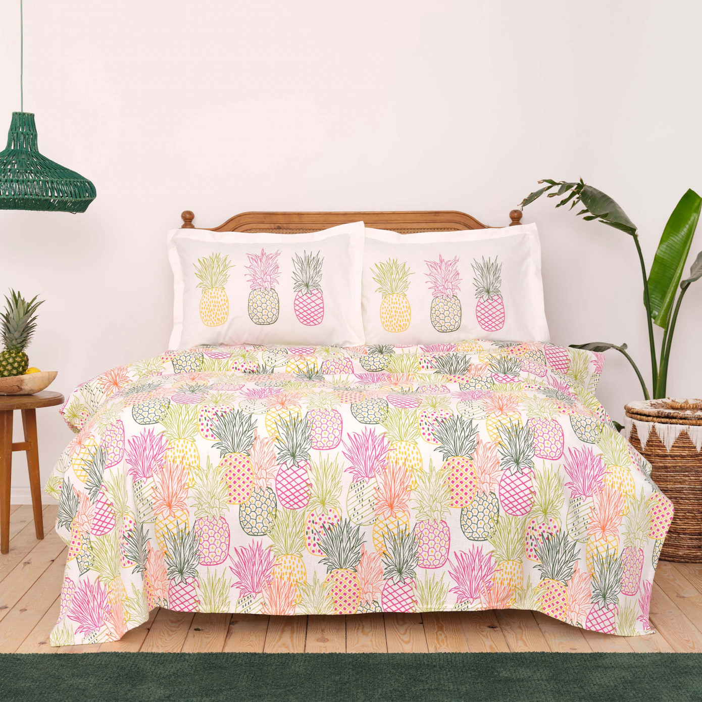 Karaca Home Young Tropical 100% Cotton Double Pique Set