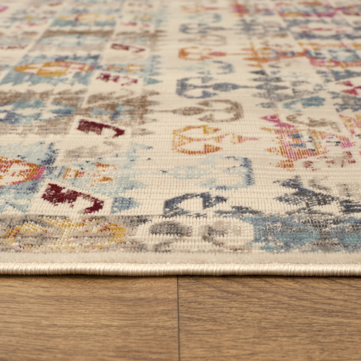 Cashmere Carpet 7/24 Rug And Jute Embroidery 80x150 Cm