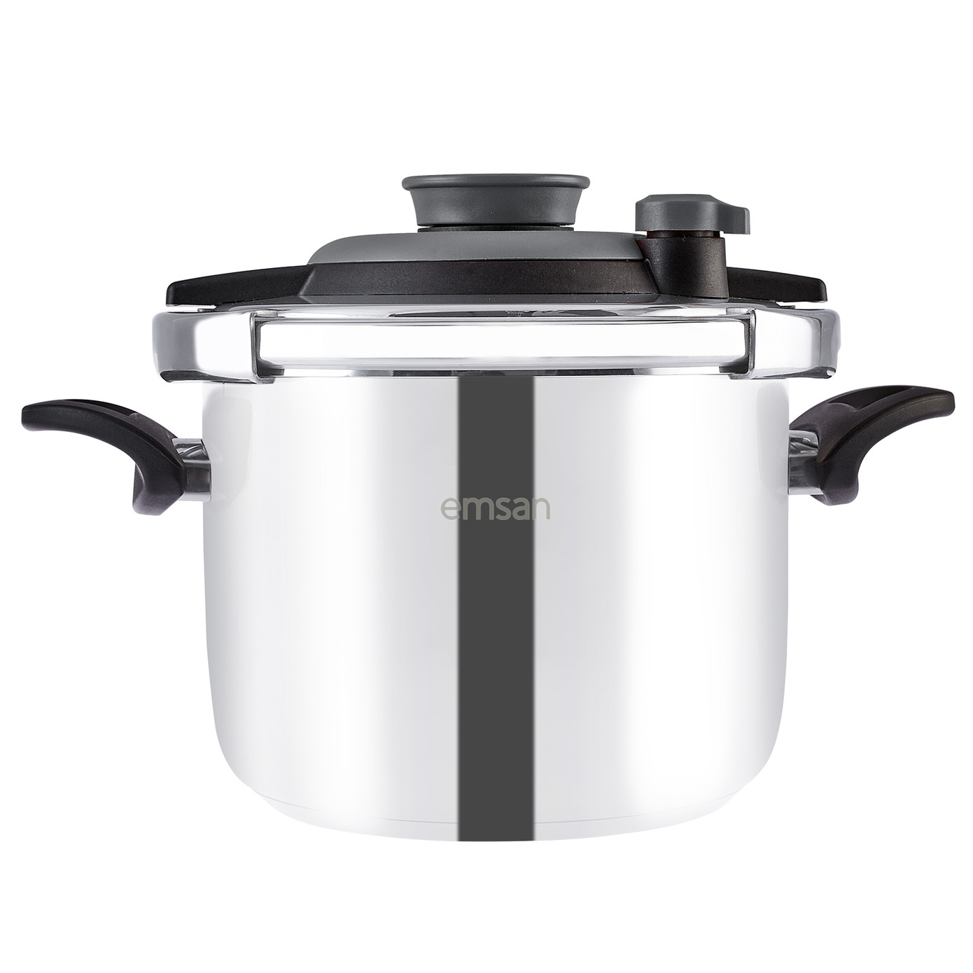 Emsan Vera Pressure Cooker Set 4+6 Liter Black