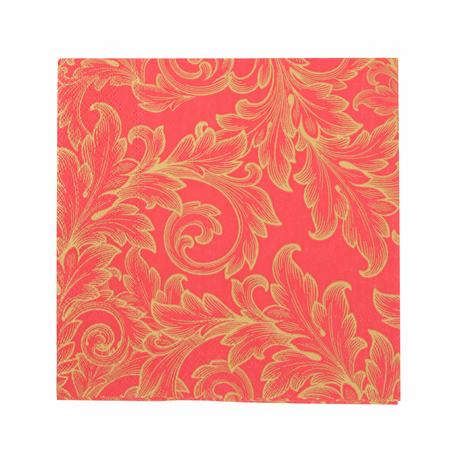 Karaca Home New Year Baroque Gold-Red 20 Pcs Paper Napkin