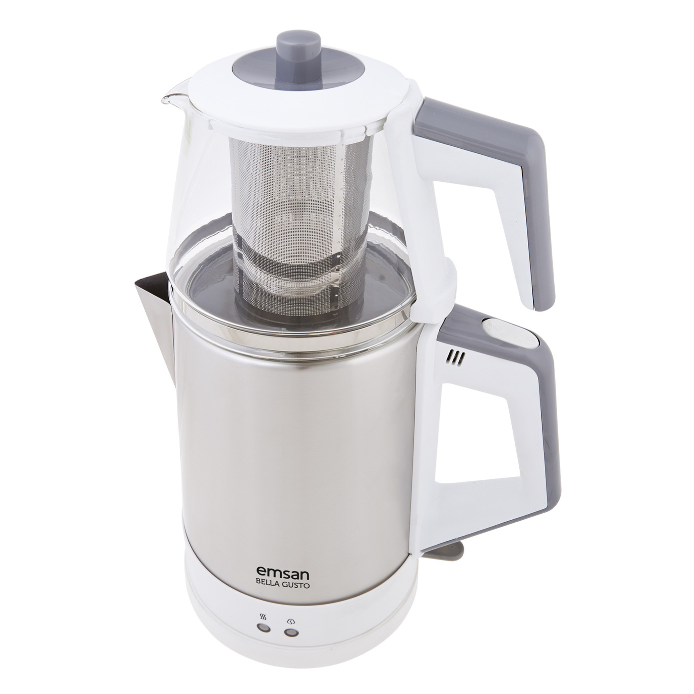 Emsan Bella Gusto Tea Maker Glass White