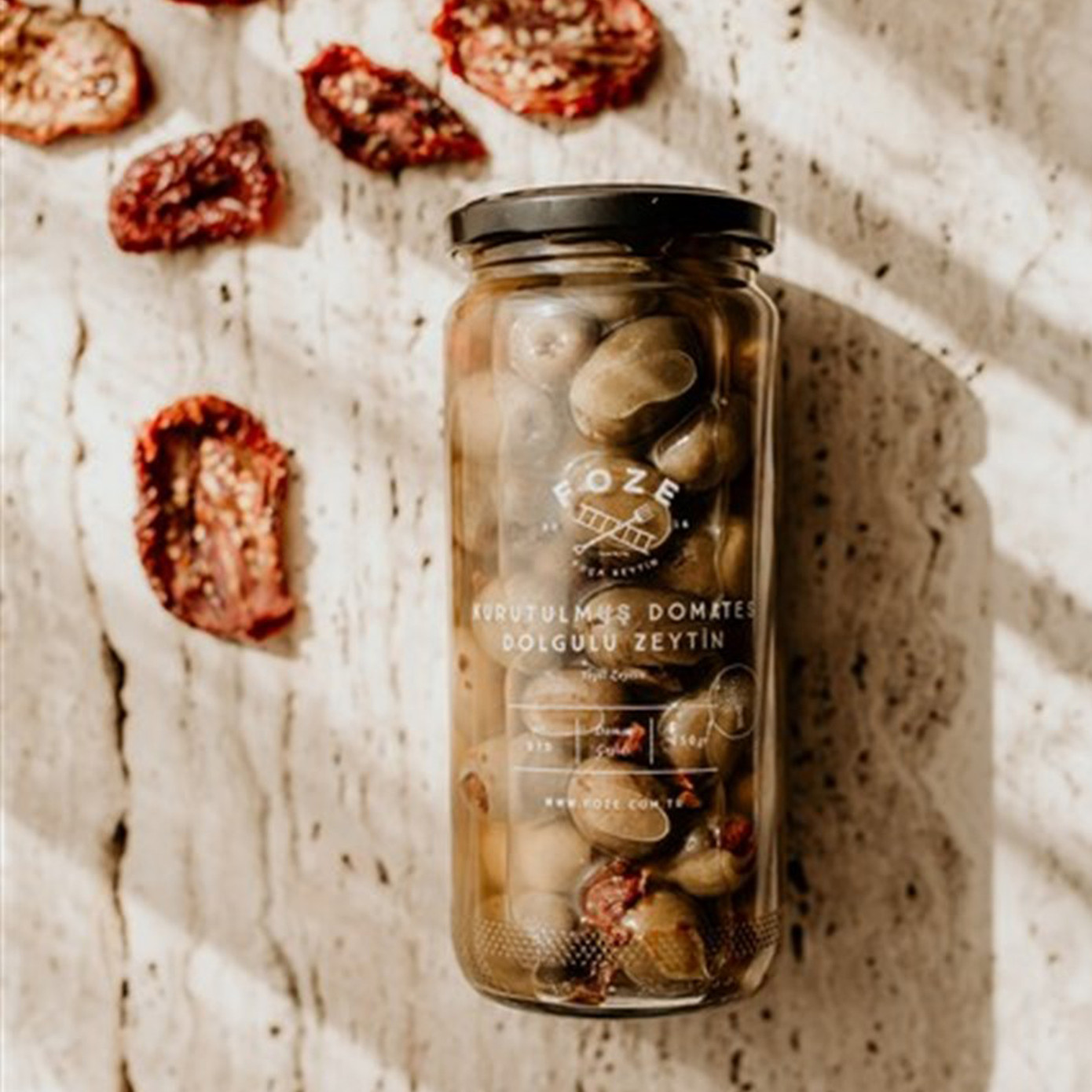 Foze Dried Tomato Stuffed Olives 450 G