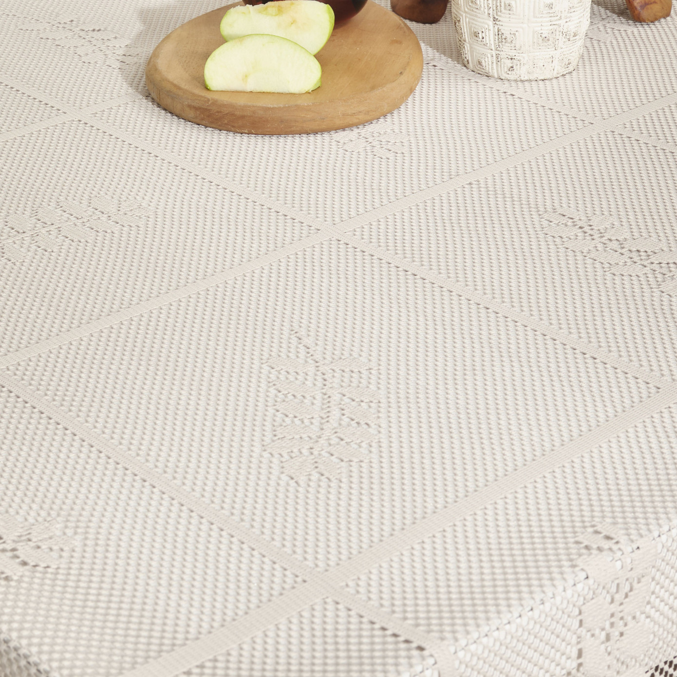 Sarah Anderson Bryce Beige Tablecloth