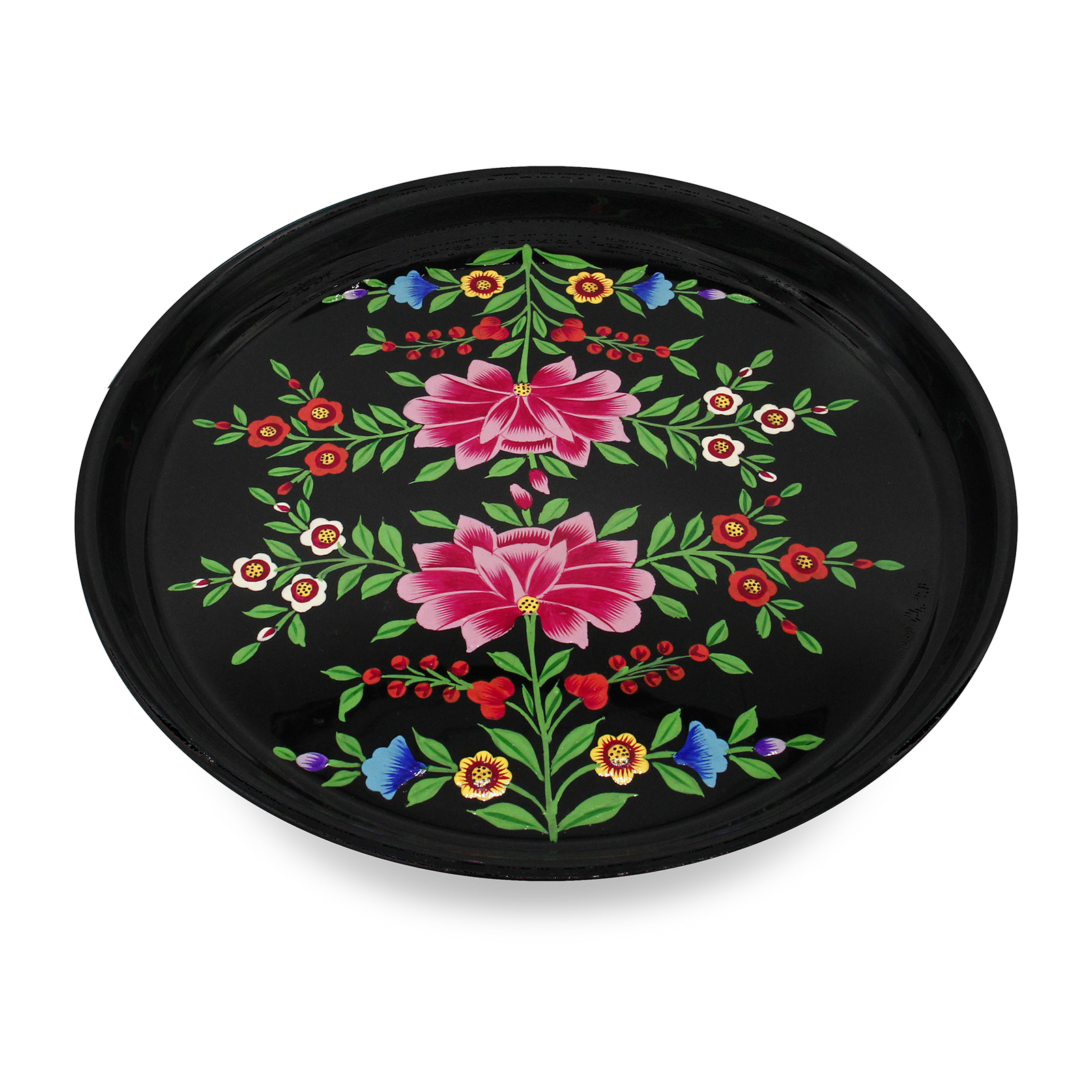 3rd Culture Black Lotus Round Tray