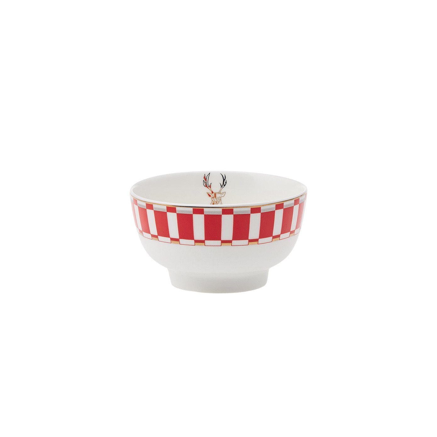 Karaca Aries Red Column Bowl 14 Cm