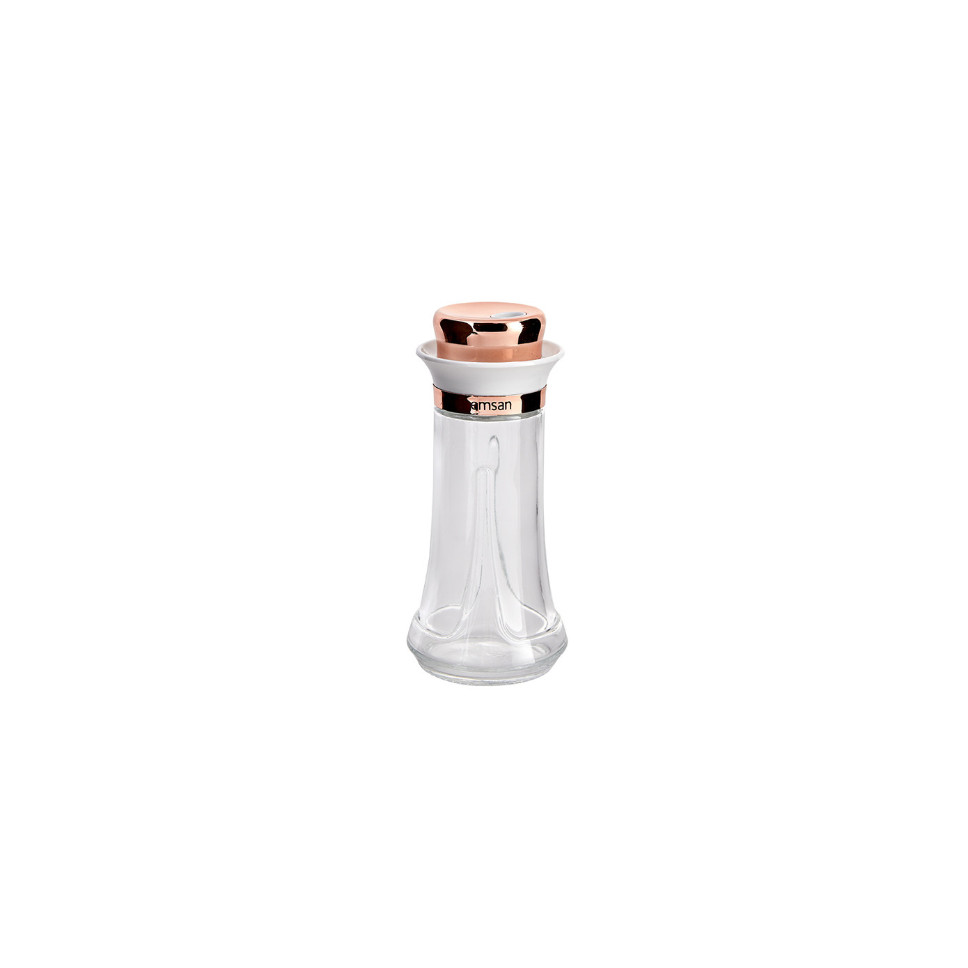 Emsan Olla Glass Medium Jar Rosegold