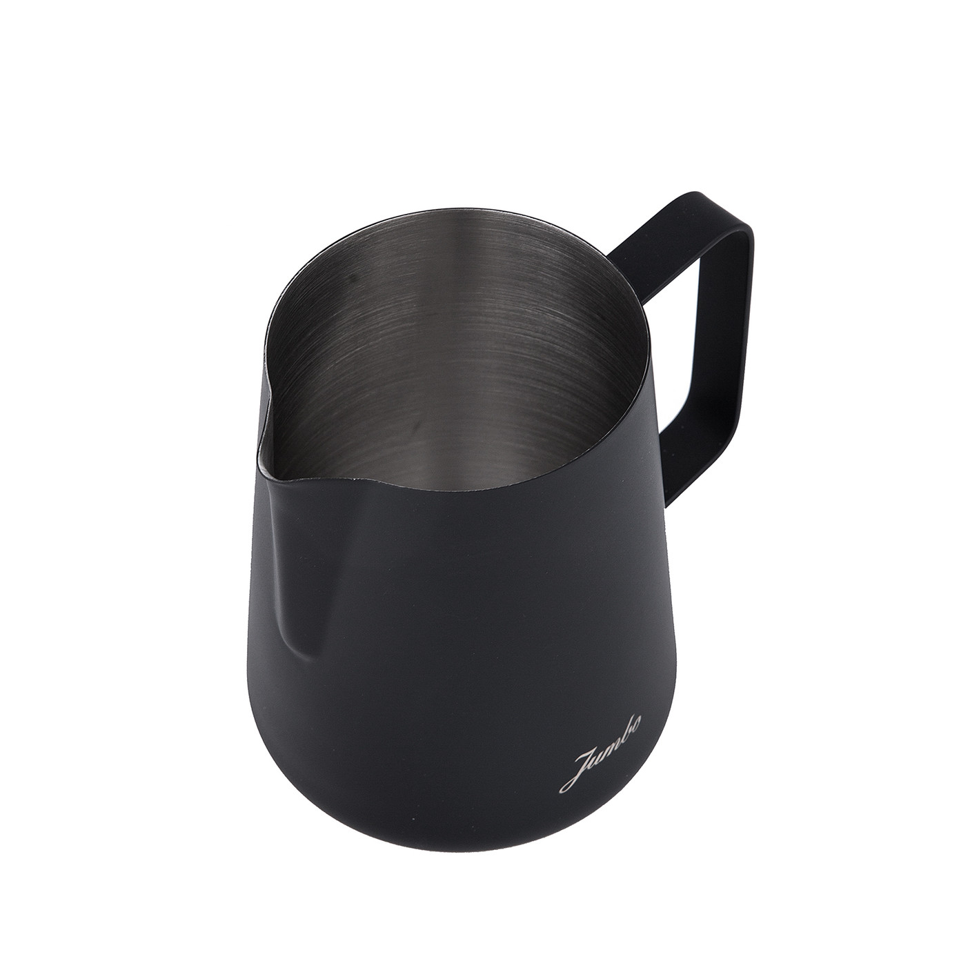 Jumbo Venti Steel Milk Pot Black 700 Ml