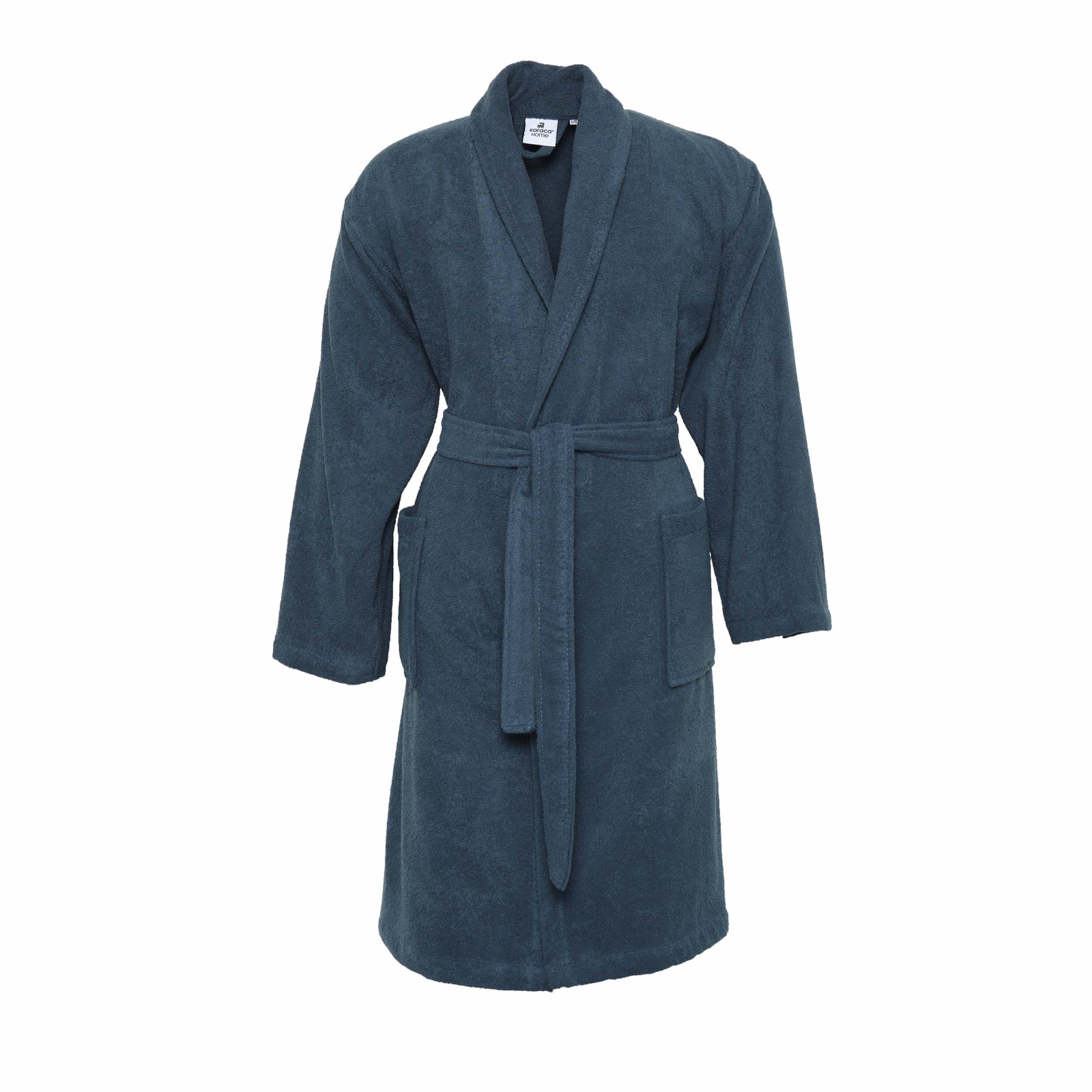 Karaca Home İstanbul Regular 100% Cotton Bathrobe XL XXL Petrol