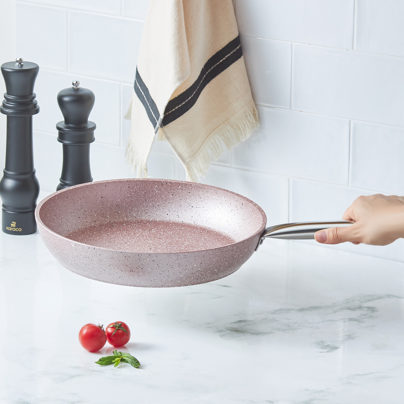 Karaca Avanos Rosegold Bio Granite Pan 30 Cm 3.3 Lt