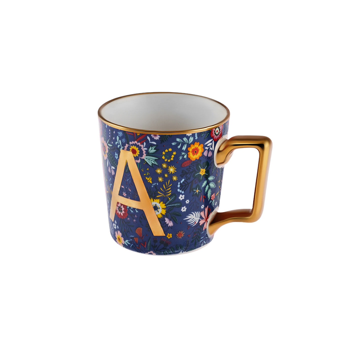 Karaca Flower A Letter Mug 350 Ml