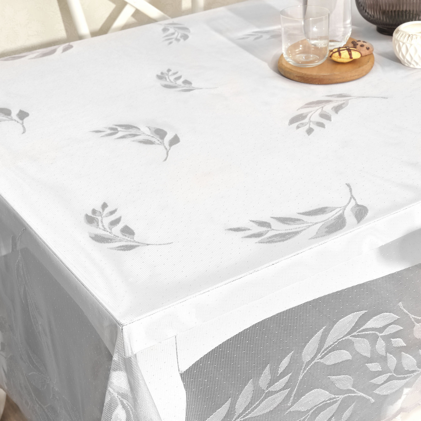 Sarah Anderson Daniela Gray Tablecloth